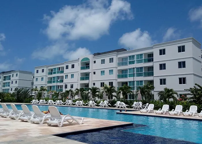 Palm Village Acqua - Apartamento Premium - Em frente à piscina - Porto de Galinhas
